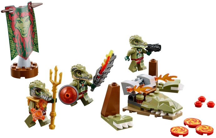 Bricker - Construction Toy by LEGO 70231 Crocodile Tribe Battle Pack