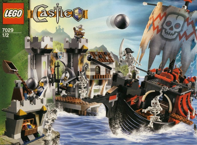 LEGO Castle Fantasy Era Skeleton Ship Captain Minifigure CAS346 for sale online 