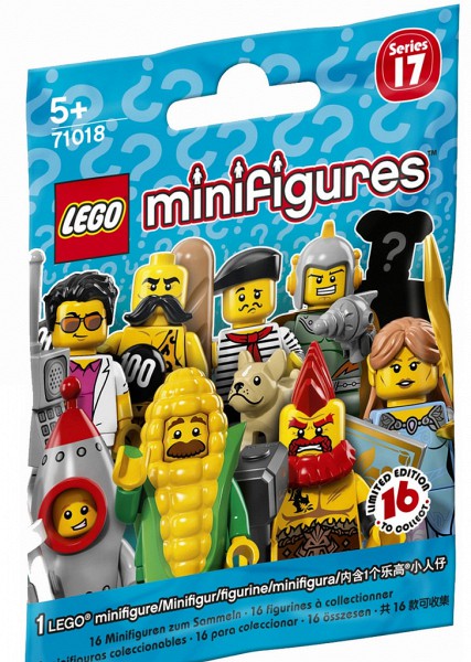 Bricker - Construction Toy by LEGO 71018 LEGO Minifigures - Series 17  {Random bag}