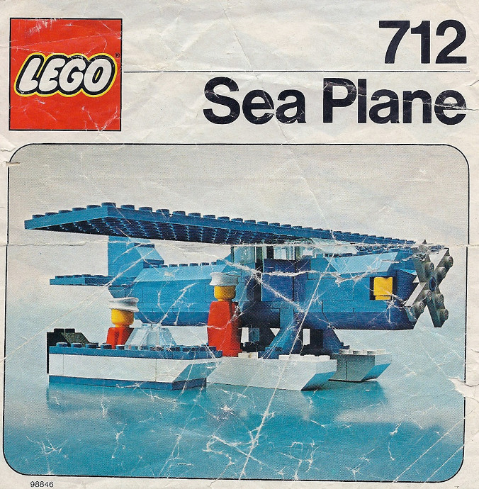 Bricker - Construction Toy by LEGO 712 Sea Plane