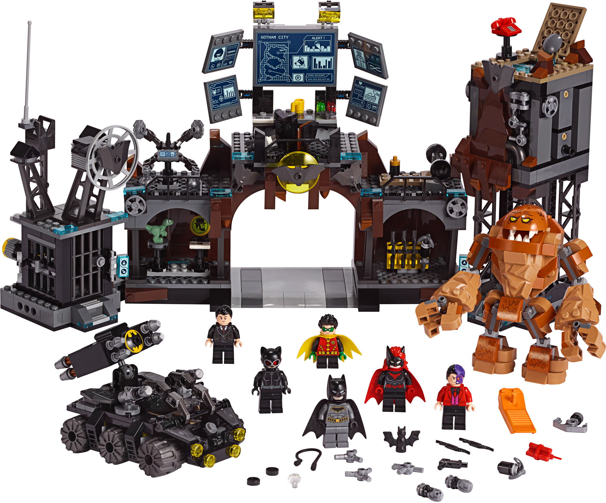 Bricker - Construction Toy by LEGO 76122 Batcave Clayface Invasion