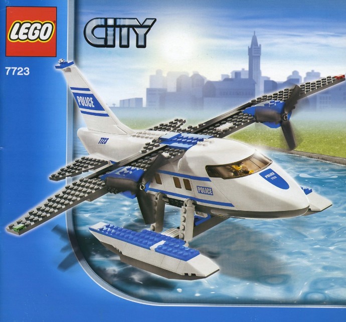 Bricker - Construction Toy by LEGO 7723 Police Water Plane