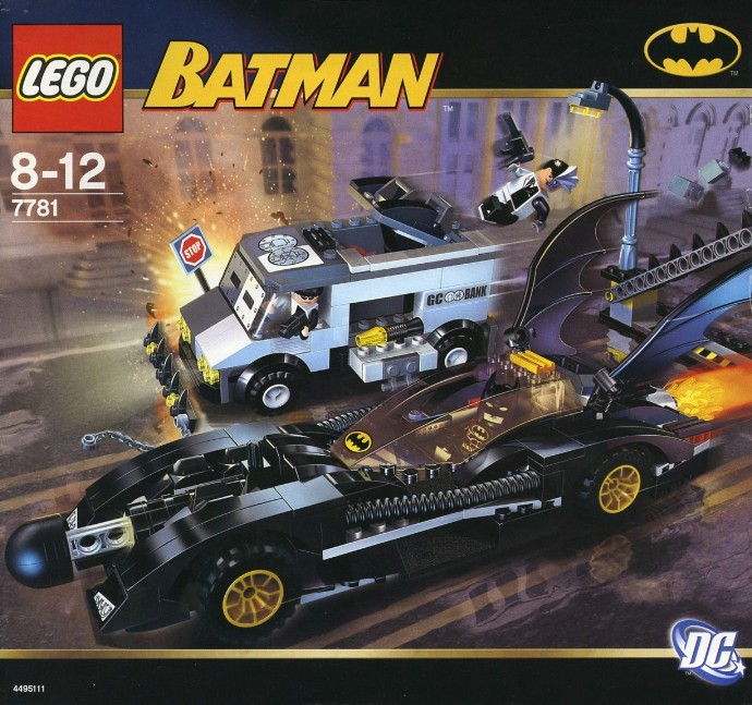 Bricker - Construction Toy by LEGO 7781 The Batmobile™: Two-Face's Escape