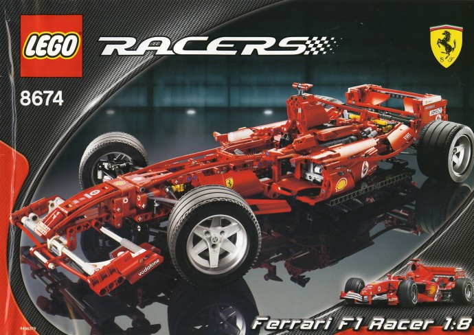 Bricker - Construction Toy by LEGO 8674 Ferrari F1 Racer 1:8