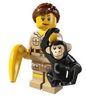 Bricker - Construction Toy by LEGO 8805-zookeeper Zookeeper