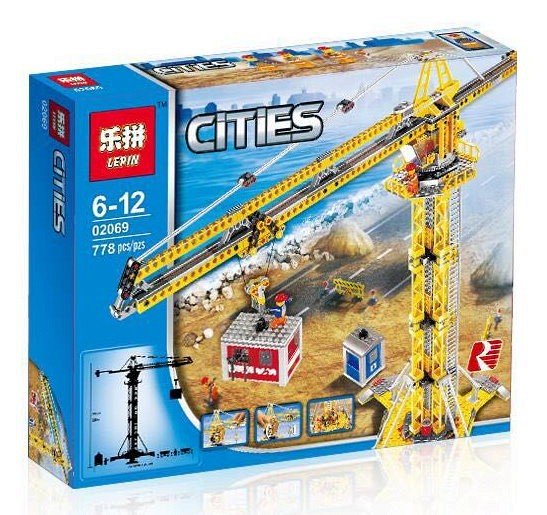 Bricker - Construction Toy by LEPIN 02069 The Building Crane