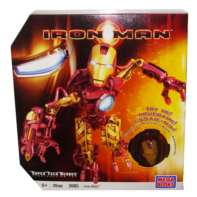 Bricker - Construction Toy by MEGABLOKS 2085 Iron Man Super Tech Hero