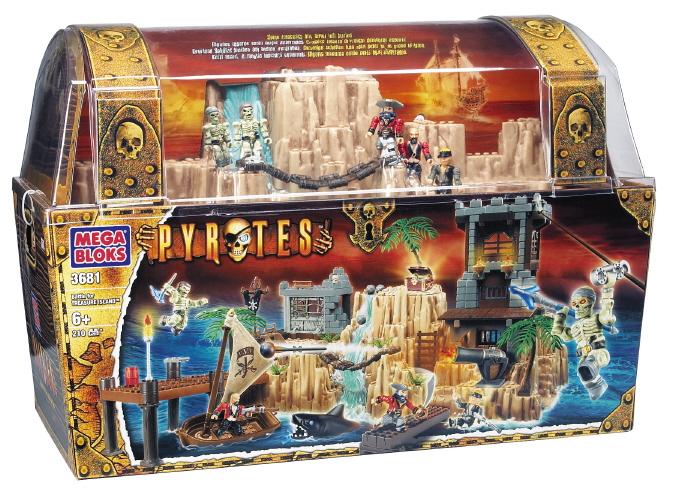 Bricker - Construction Toy by MEGABLOKS 3681 Battle for Treasure Island