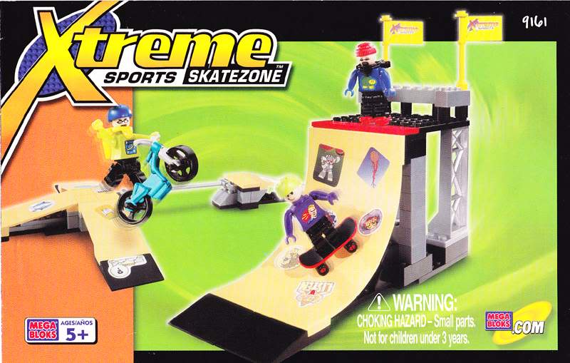 Bricker - Construction Toy by MEGABLOKS 9161 Skate Zone