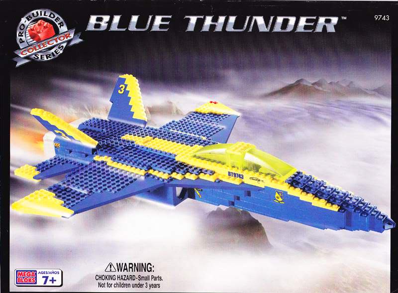 Bricker - Construction Toy by MEGABLOKS 9743 Blue Thunder