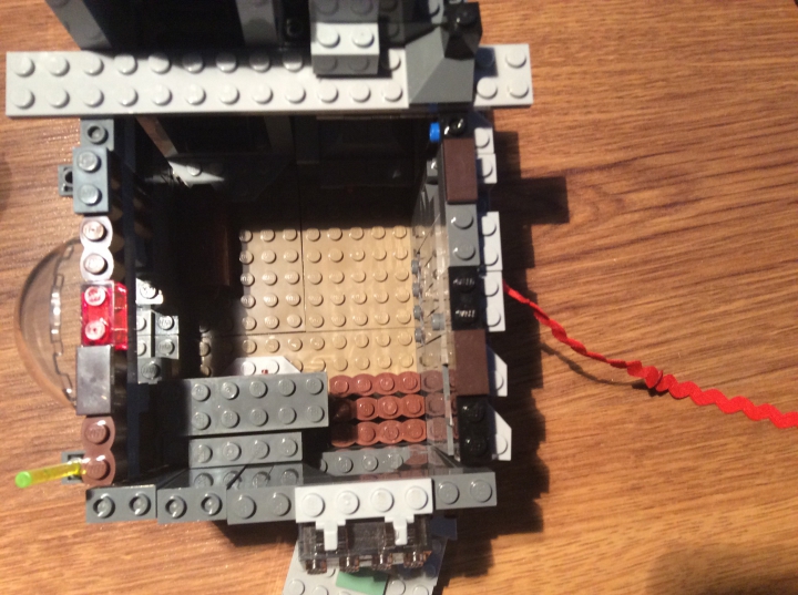 LEGO MOC - New Year's Brick 3015 - Отркритее дома деда мороза: Дом в Нутри 