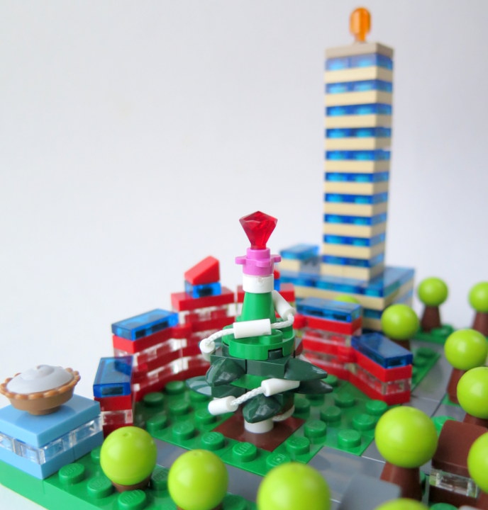 LEGO MOC - New Year's Brick 3015 - Микро новый год: Главный новогодний символ на главной площади