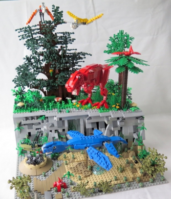 Bricker - LEGO MOC - Три стихии