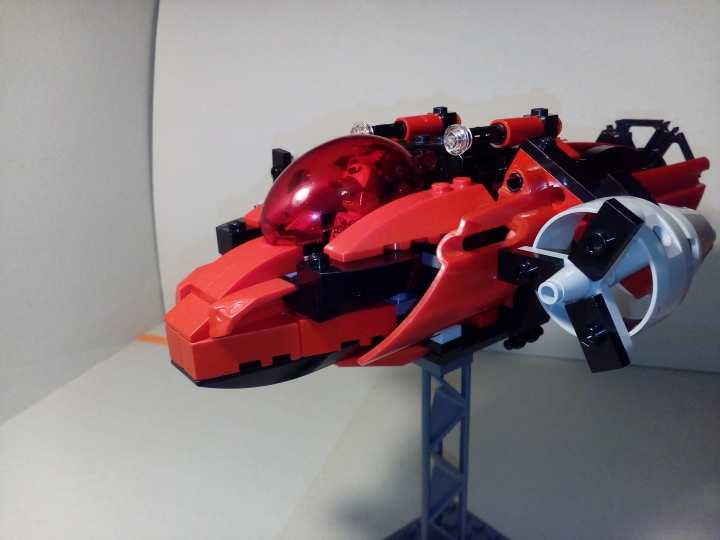 LEGO MOC - Submersibles - Исследователь неведомых нам глубин: Обратите внимание на винты.