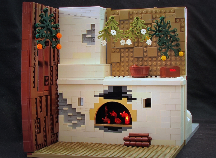 LEGO MOC - Russian Tales' Wonders - Другая сторона Бабы-Яги.: К сожалению, из-за ограничений в размерах и частичной нехватке деталей мне не удалось воплотить ступу и курьи ножки. Но и так, надеюсь, что вам понравилась работа, и что она позволит вам взглянуть на знакомую с детства сказку по-новому.
