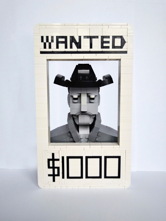 LEGO MOC - LEGO-contest 16x16: 'Western' - Плакат 'Разыскивается'