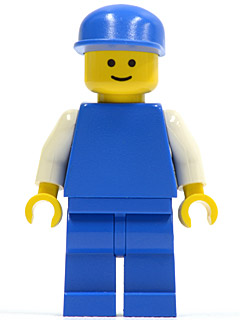 Bricker LEGO Minifigure Pln010 Plain Blue Torso With White Arms Bricker LEGO Minifigure Pln010 Plain Blue Torso With White Arms
