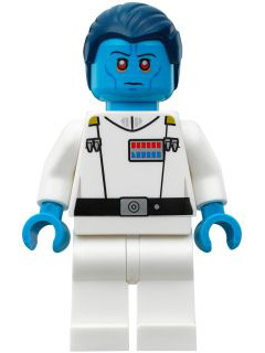 Bricker - LEGO Minifigure - sw811 Admiral Thrawn (75170)