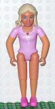 LEGO belvFem39 Belville Female - Princess - Pink Top, Yellow Hair, Dark Pink Shoes