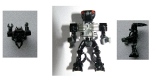 LEGO bio015a Bionicle Mini - Barraki Mantax (Pearl Dark Gray Torso - 8925)