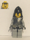 LEGO cas304 Breastplate - Armor over Light Bluish Gray, Black Neck-Protector, Black Moustache (10176)
