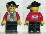 LEGO cc4065 Male Actor, Red Shirt, Black Wide Brim Hat