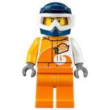 LEGO cty1096 ATV Driver, Male, Helmet