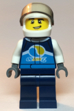 LEGO cty1110 Race Car Driver, Male, Dark Blue 
