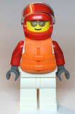LEGO cty1112 Male, White and Red Jumpsuit with 