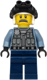 LEGO cty1204 Police - Officer Sam Grizzled, Sand Blue Jacket