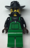 LEGO cty1367 Police - Crook Snake Rattler, Green Overalls