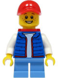 LEGO cty1391 Billy - Blue Vest, Red Backpack
