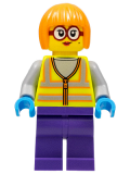 LEGO cty1486 Shirley Keeper - Neon Yellow Safety Vest