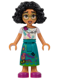 LEGO dis117 Mirabel Madrigal - Narrow Smile, Bright Green Glasses