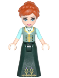 LEGO dp041 Anna - Sand Green Top, Dark Green Skirt (41148)