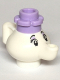 LEGO dp077 Mrs. Potts (Lavender Flower)