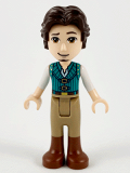 LEGO dp104 Flynn Rider - Dark Turquoise Vest