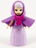 LEGO dp114 Fairy Godmother - Dark Bluish Gray Eyebrows