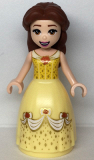 LEGO dp127 Belle - Dress with Red Roses, no Sleeves