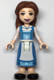 LEGO dp132 Belle - Medium Blue Dress, Open Mouth Smile