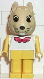 LEGO fab3d Fabuland Figure Bunny 4 - Collar Pattern