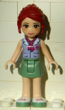 LEGO frnd071 Friends Mia, Sand Green Skirt, Lavender Top (41059)