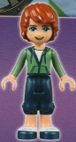 LEGO frnd084 Friends Julian, Dark Blue Cropped Trousers, Sand Green Hoodie