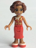 LEGO frnd117 Friends Susan, Red Long Skirt, Dark Red Vest