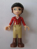 LEGO frnd158 Friends Olivia, Tan Riding Pants, Red Jacket, Black Riding Helmet