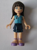 LEGO frnd159 Friends Sophie, Dark Blue Skirt, Medium Blue Blouse