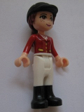 LEGO frnd164 Friends Mia, White Riding Pants, Red Jacket, Black Riding Helmet