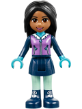 LEGO frnd213 Friends Amanda, Dark Blue Skirt, Medium Lavender Vest (41319)