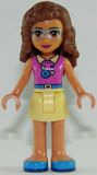 LEGO frnd235 Friends Olivia, Bright Light Yellow Skirt, Dark Pink Top