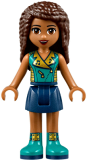 LEGO frnd242 Friends Andrea, Dark Blue Skirt, Dark Turquoise Top